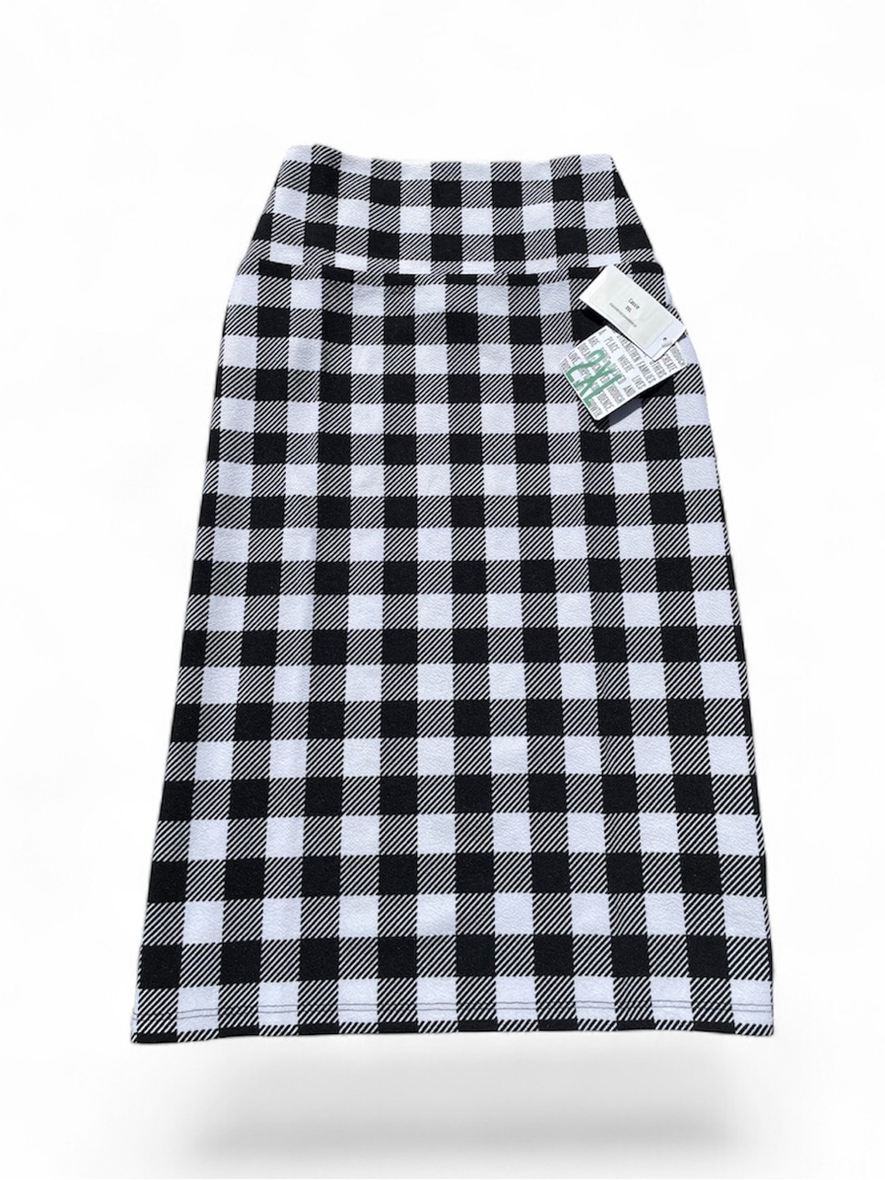 3/$30 LuLaRoe Black and White Gingham ‘Cassie’ Skirt